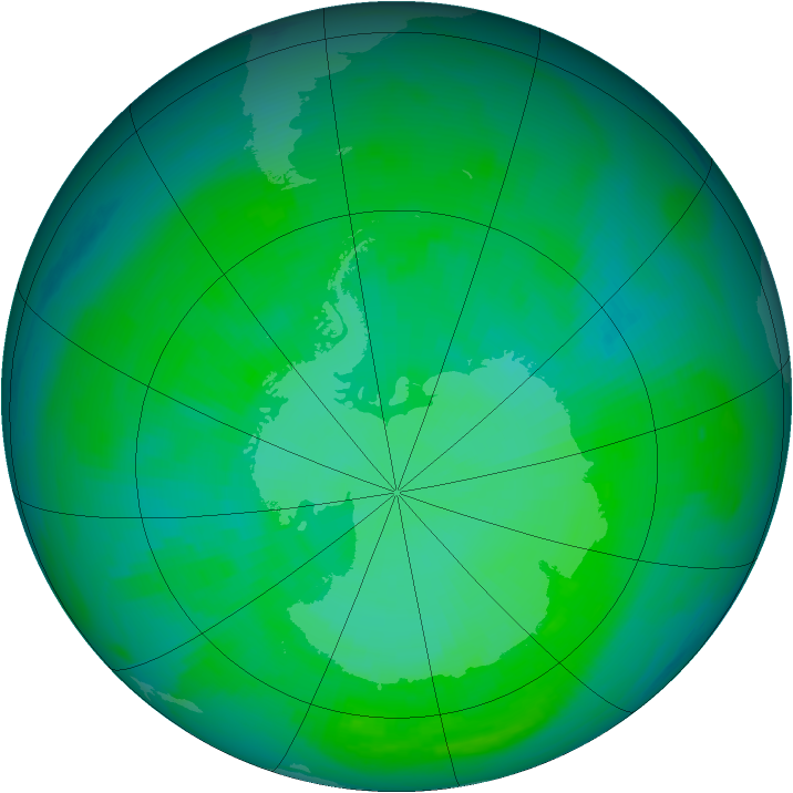 Ozone Map 1988-12-22